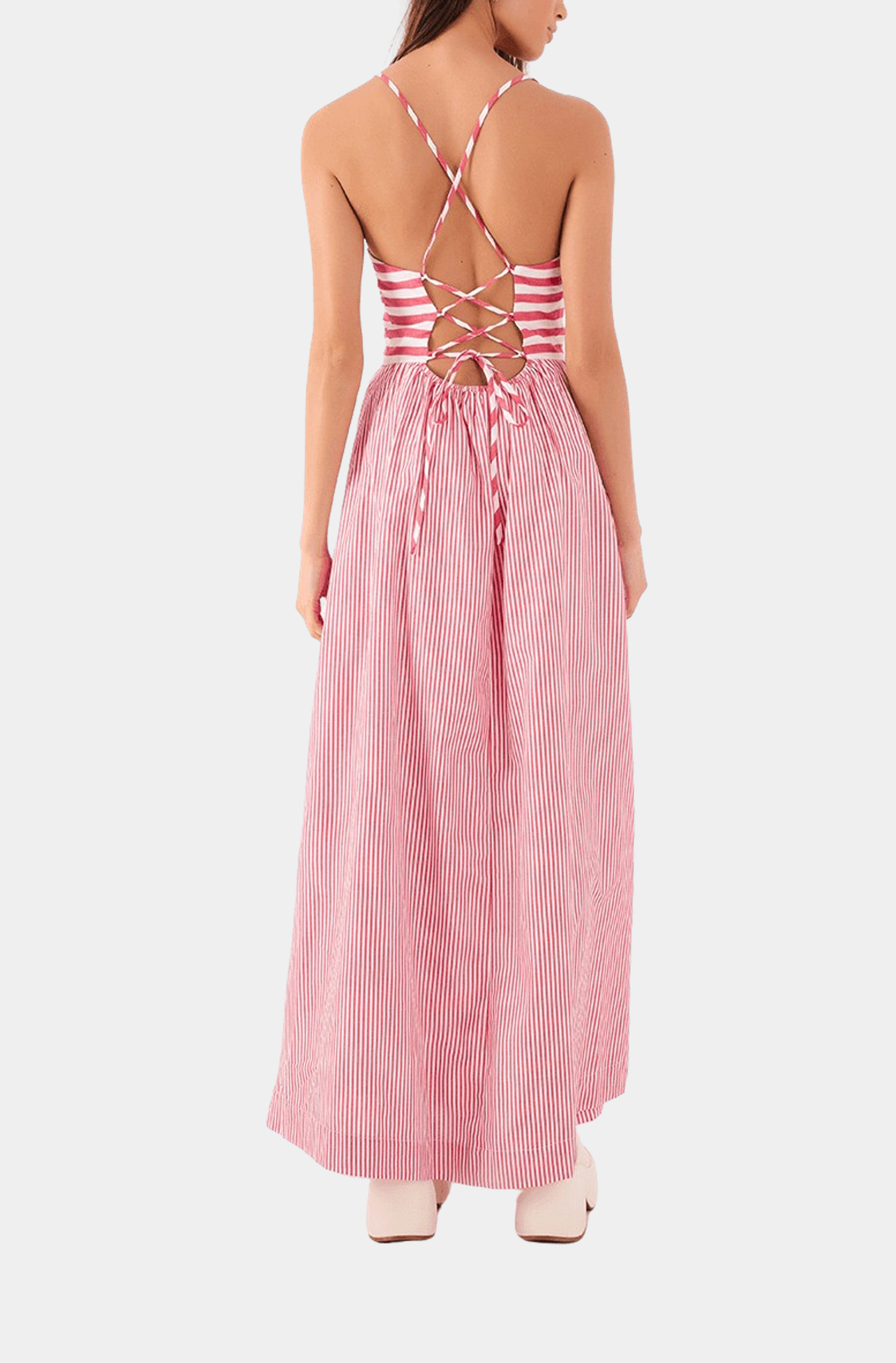 Cropped Striped Dress