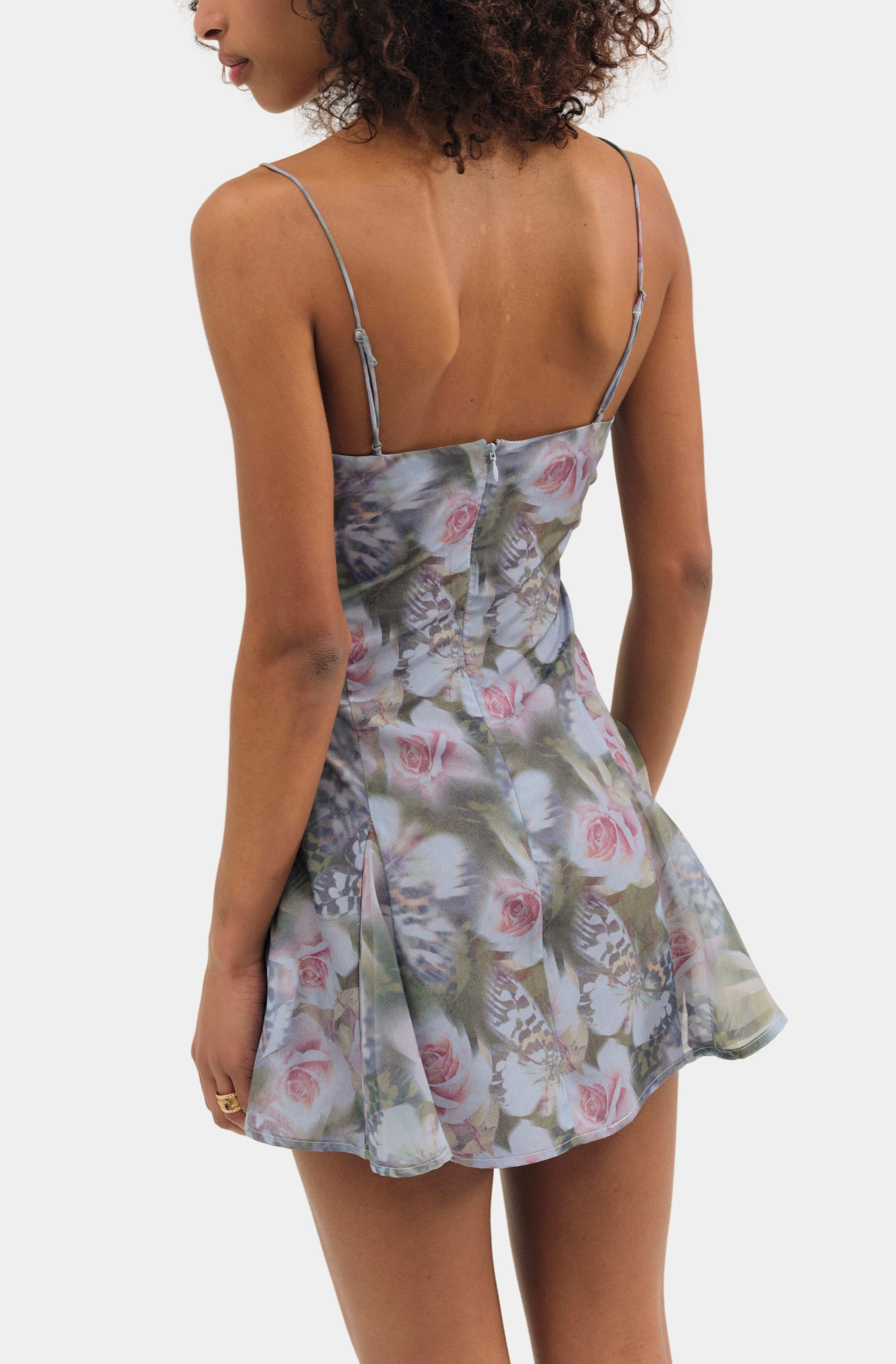 Fallen Floral Mini Dress