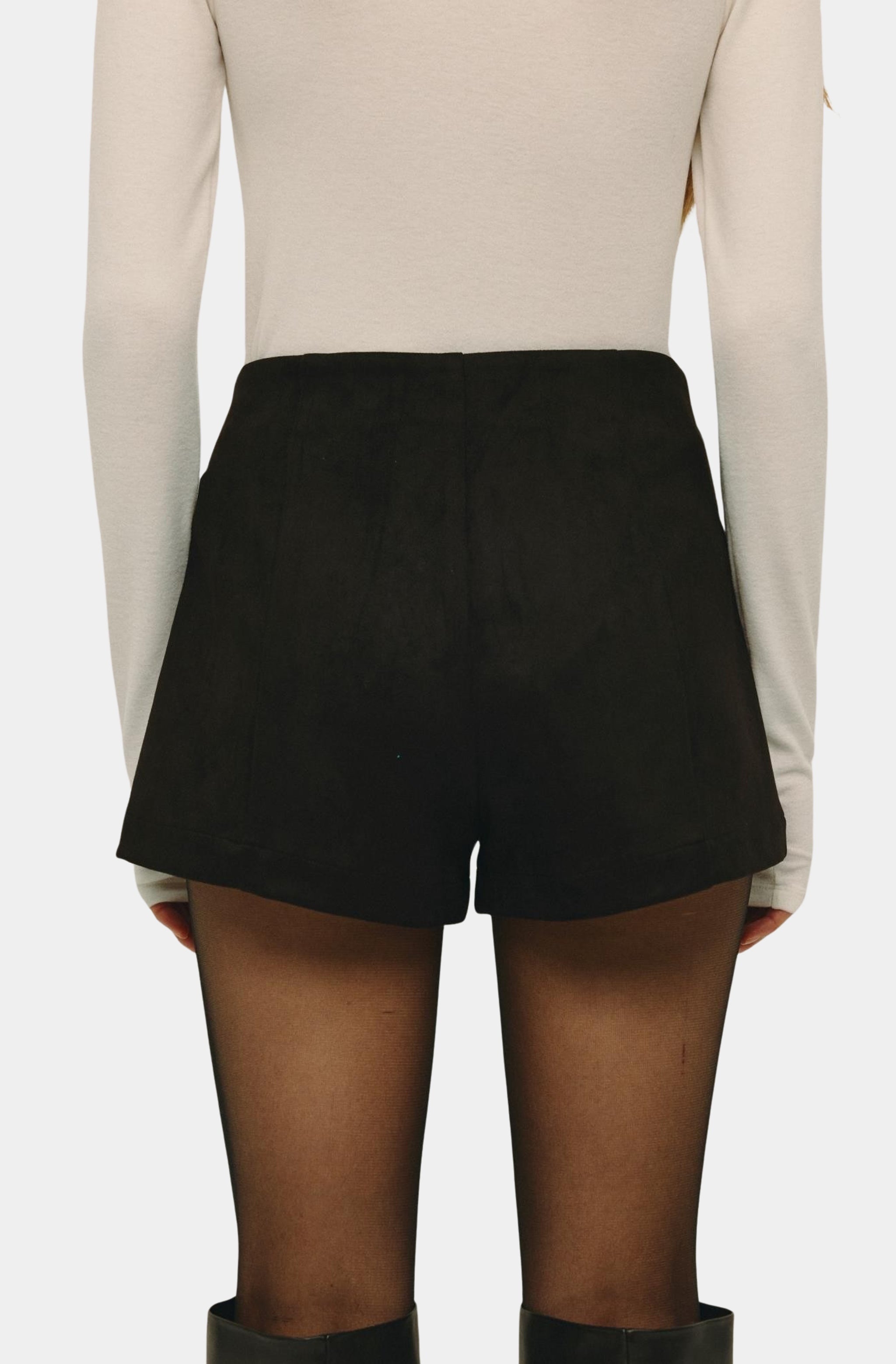 Hayes Vegan Suede Shorts