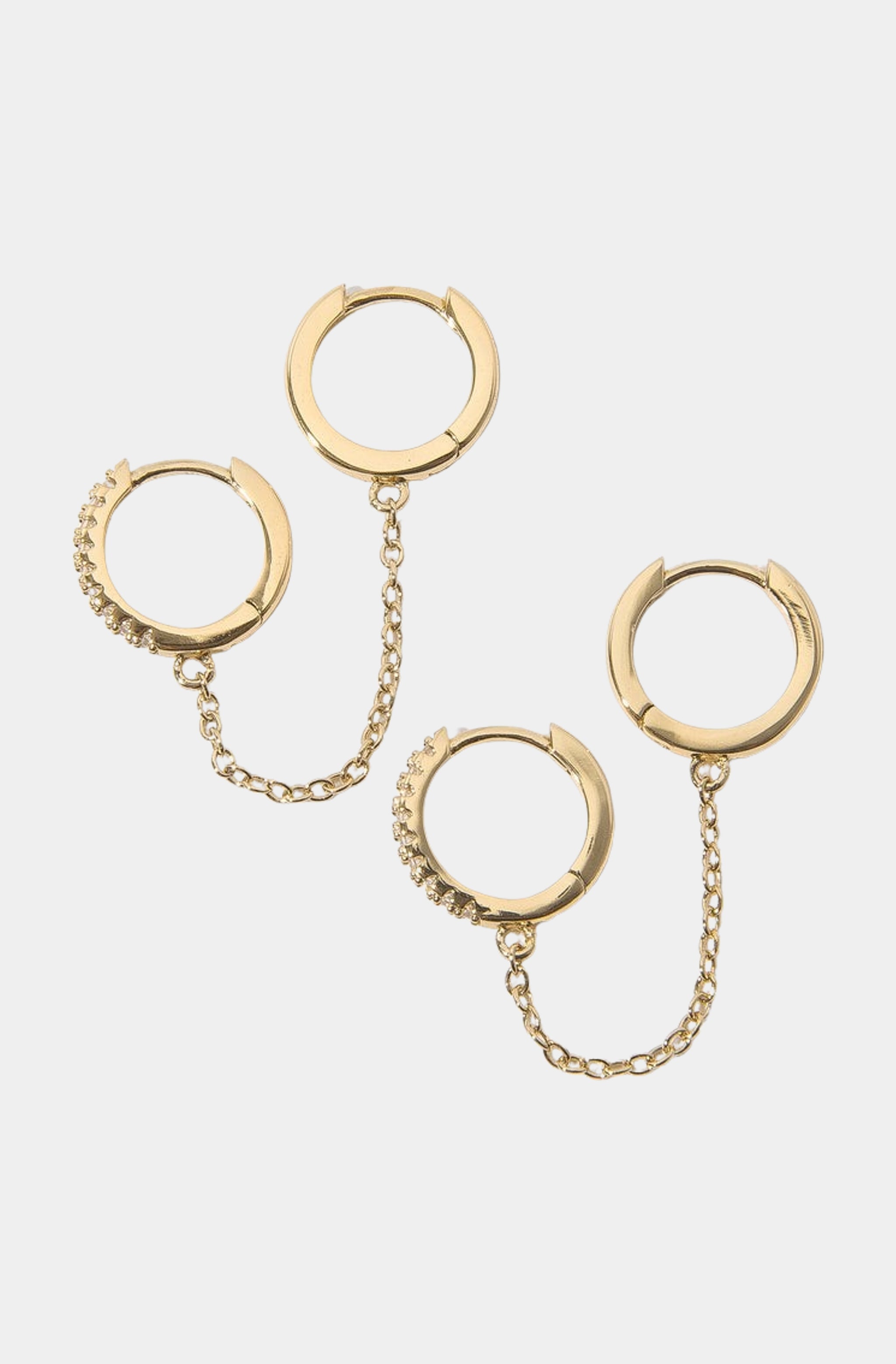 Elliot Double Hoops