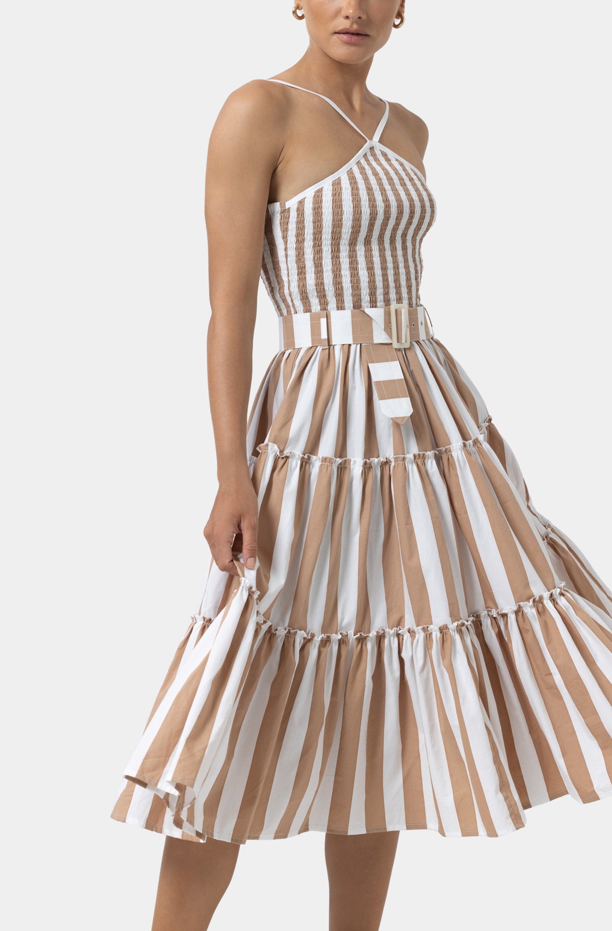 Arlen Poplin Midi Dress