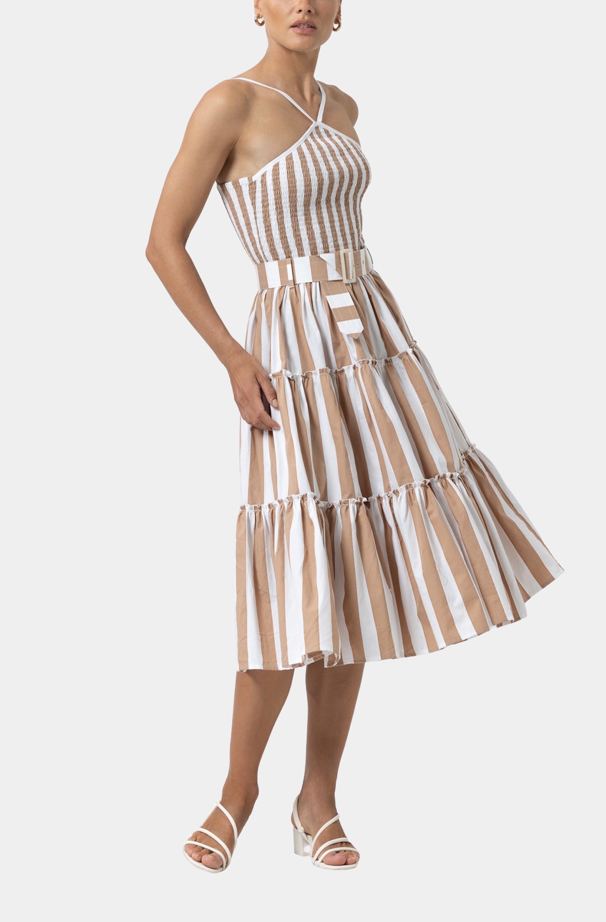 Arlen Poplin Midi Dress