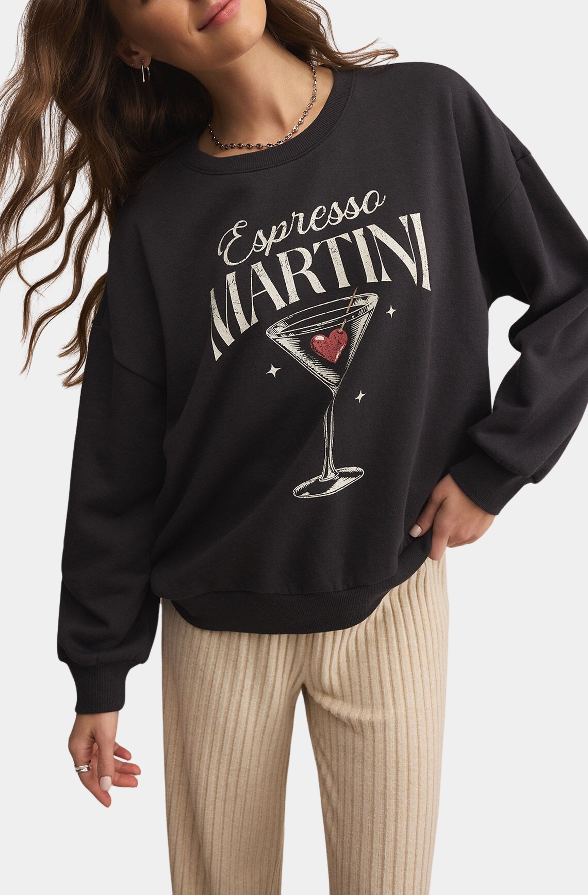 Oversized Martini Sweatshirt