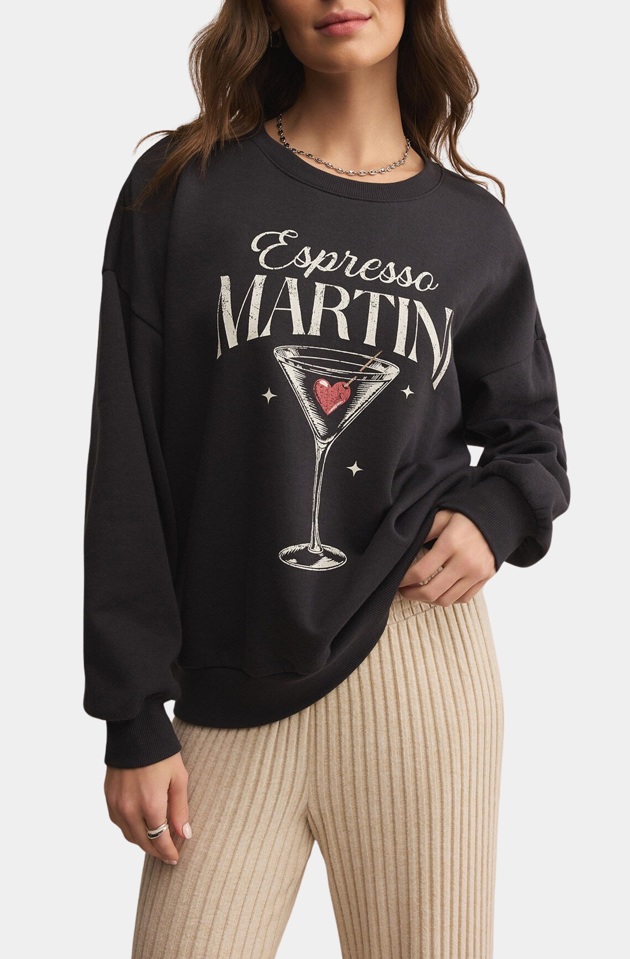 Oversized Martini Sweatshirt
