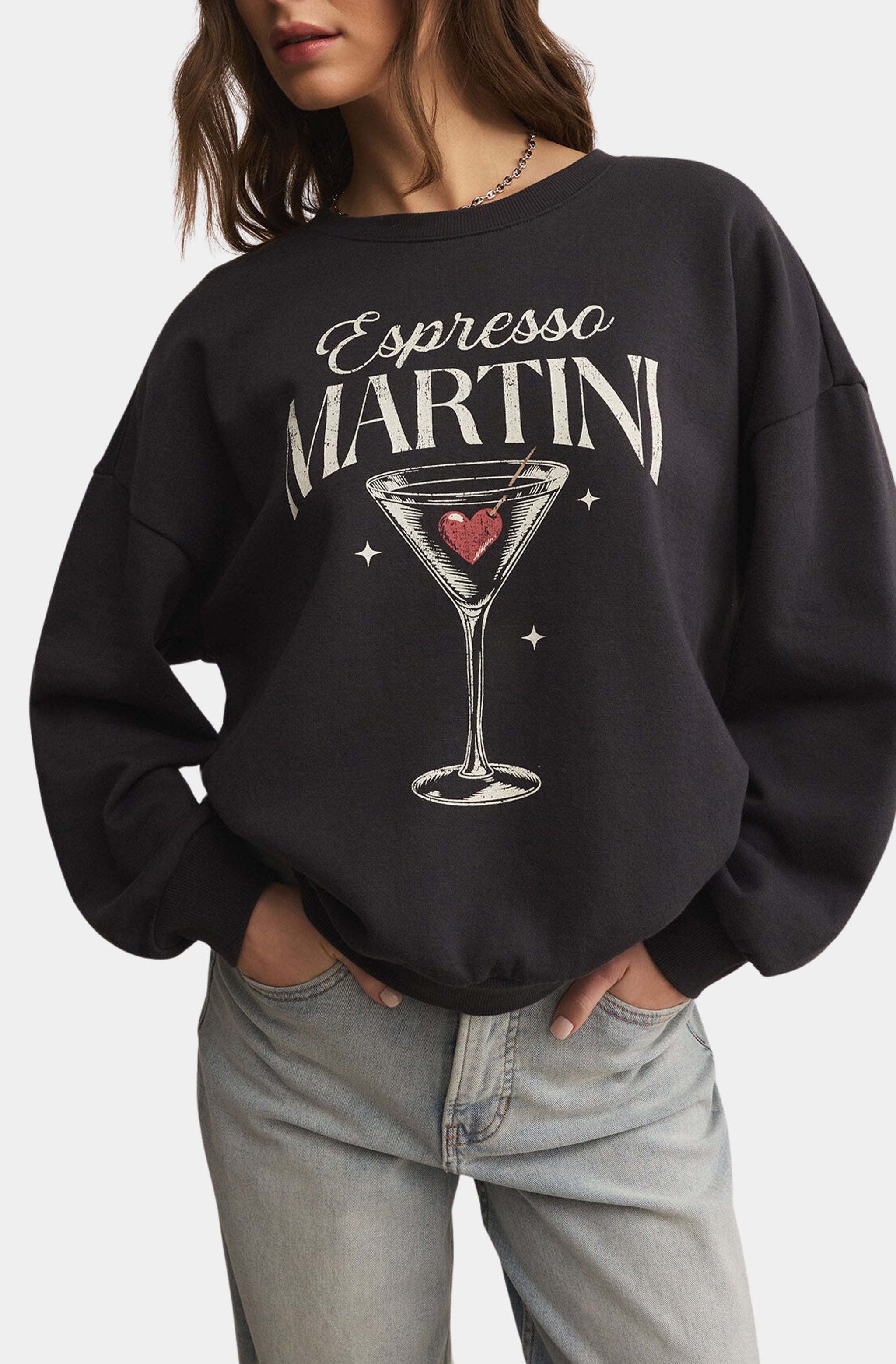 Oversized Martini Sweatshirt