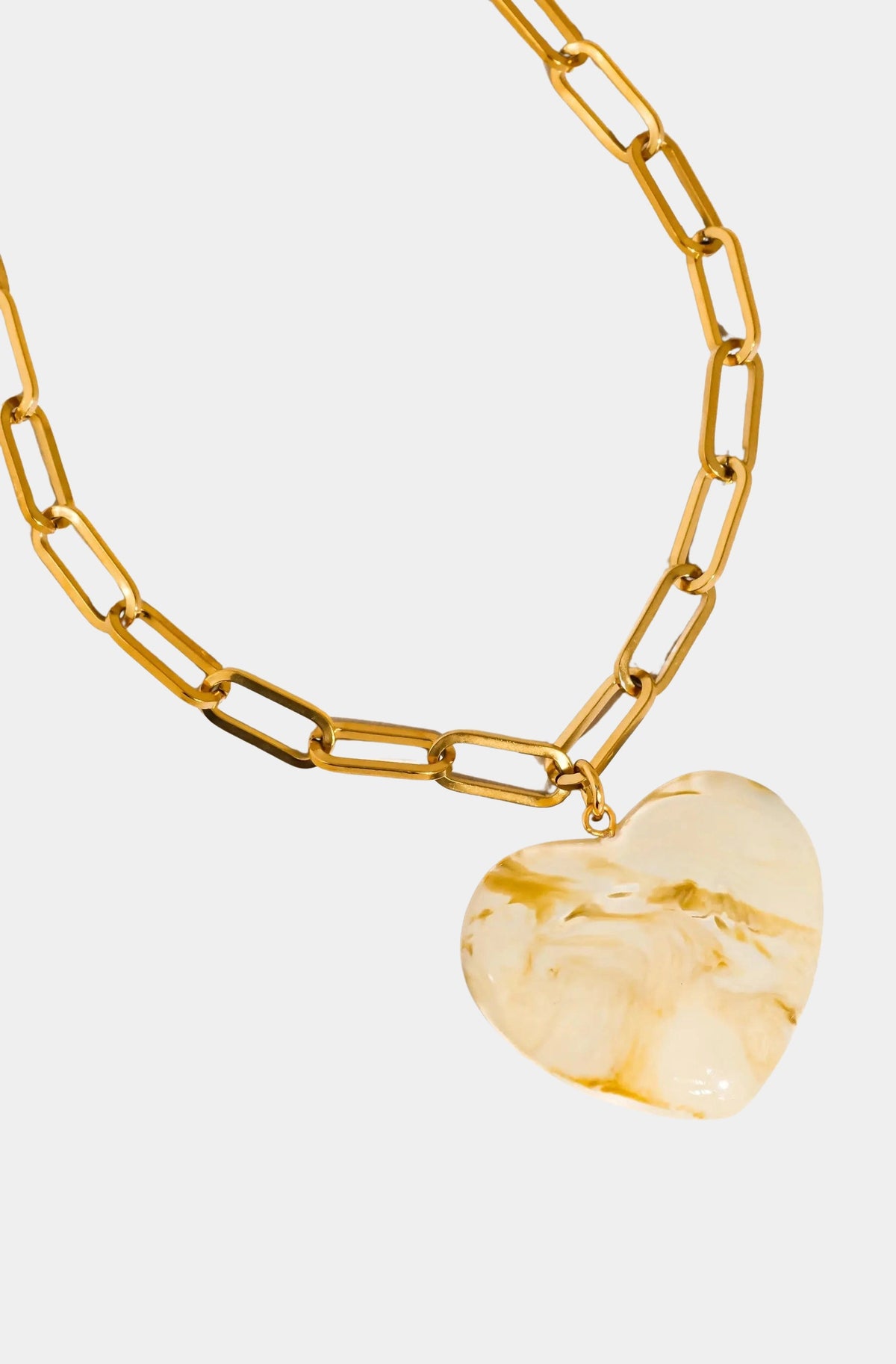 Rouelle Heart Chain Necklace