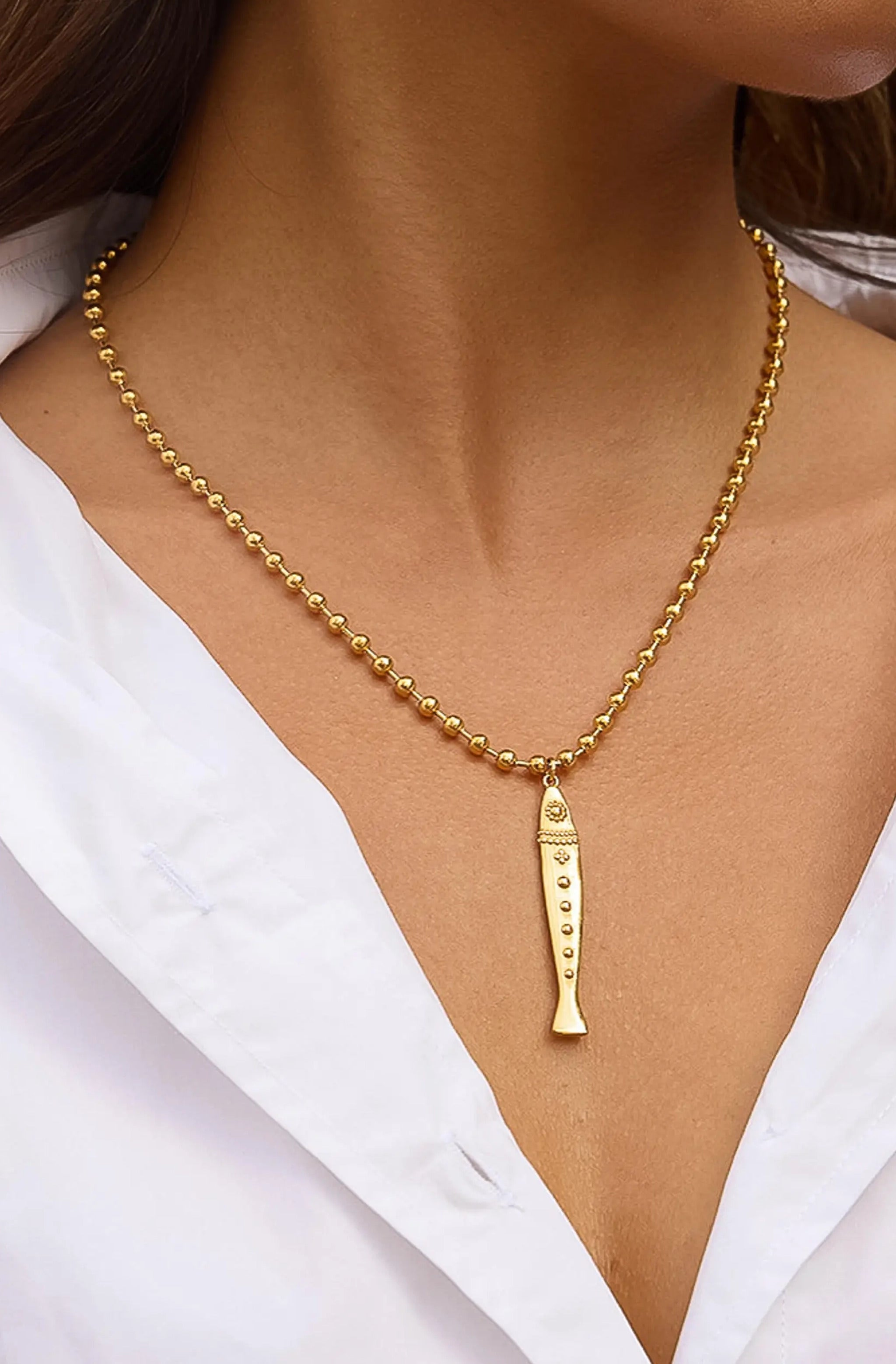 Bellisse Vintage Fish Necklace
