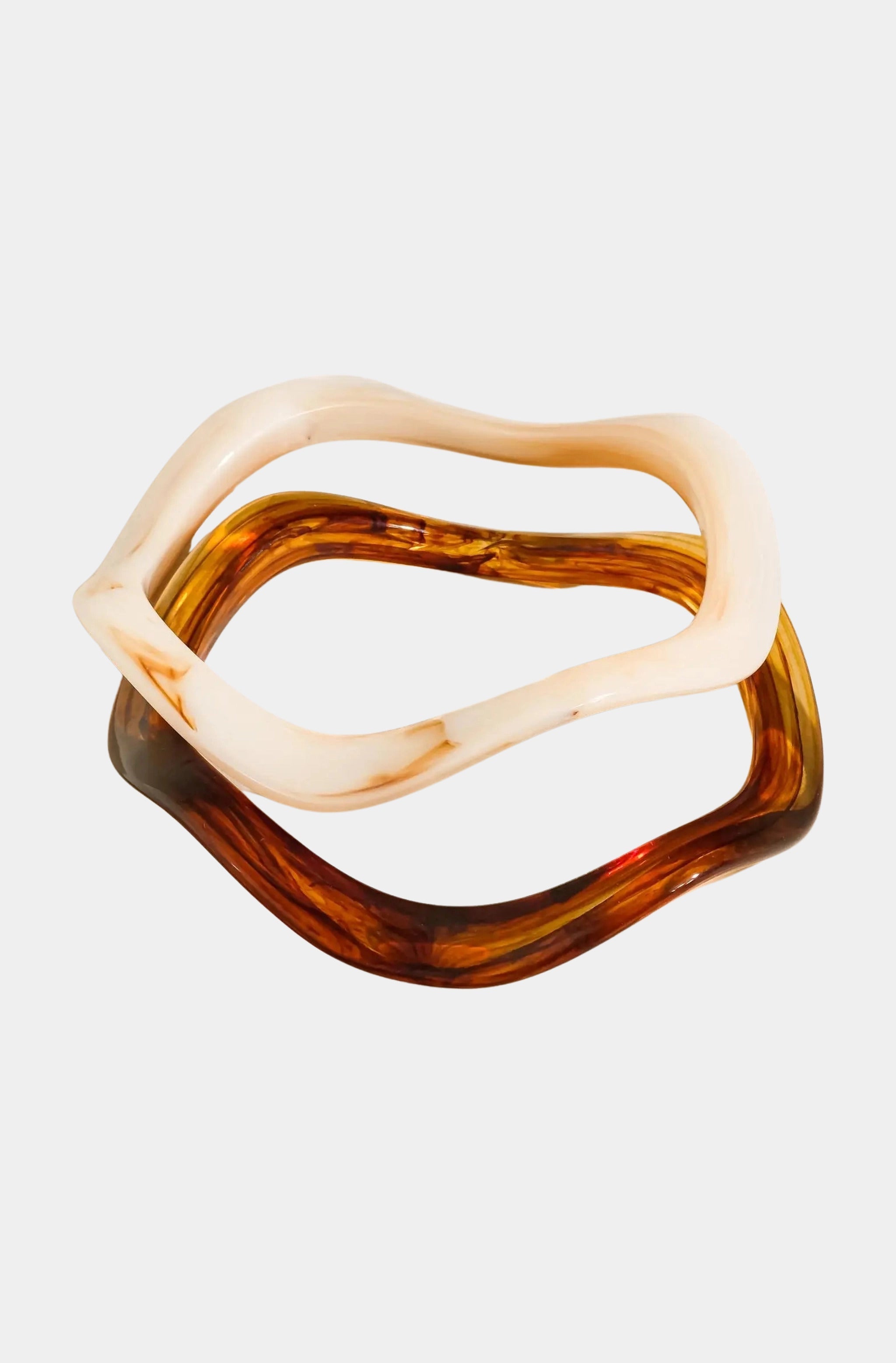 Wilder Wavy Bangle Bracelet Set