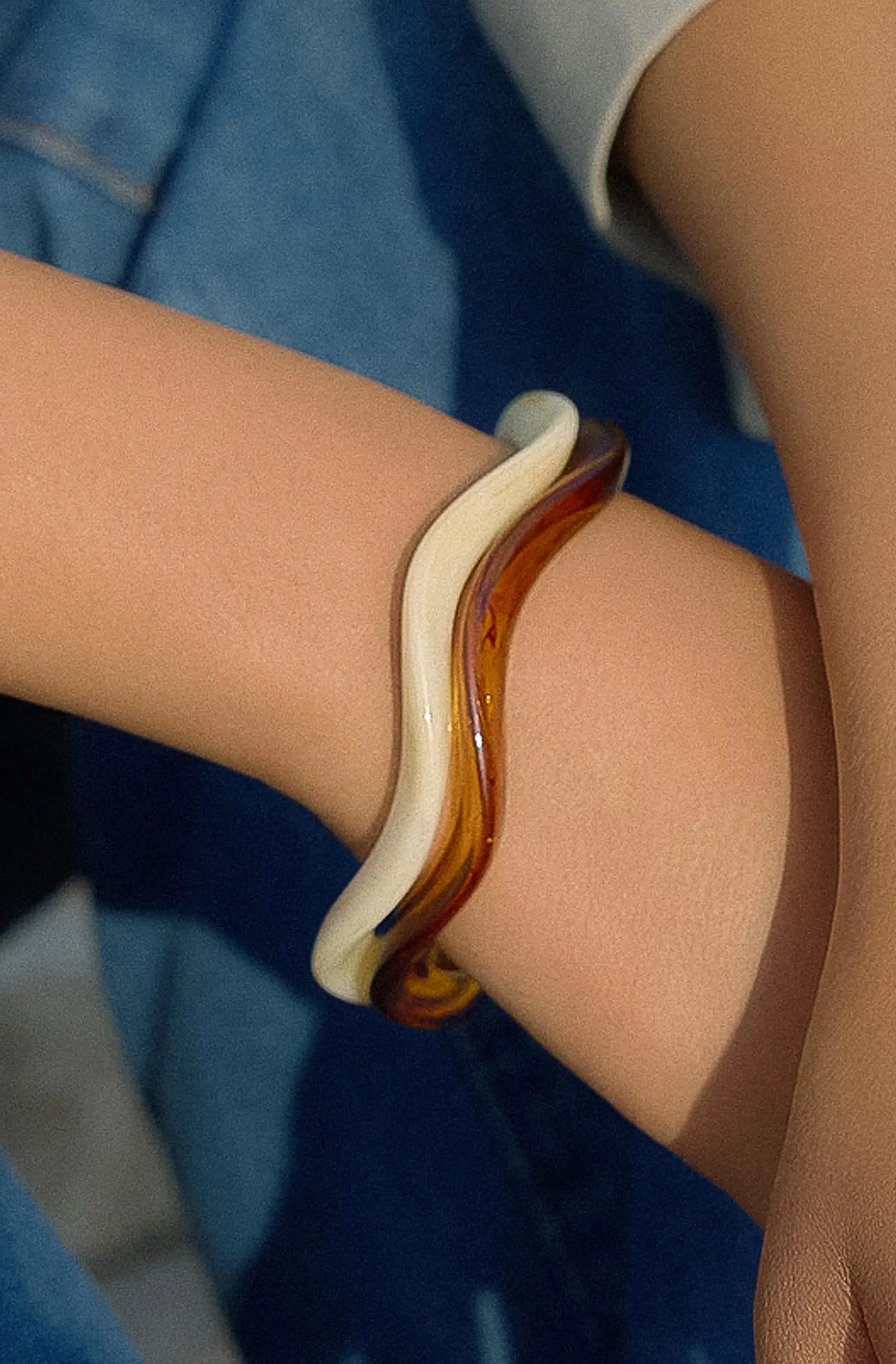 Wilder Wavy Bangle Bracelet Set