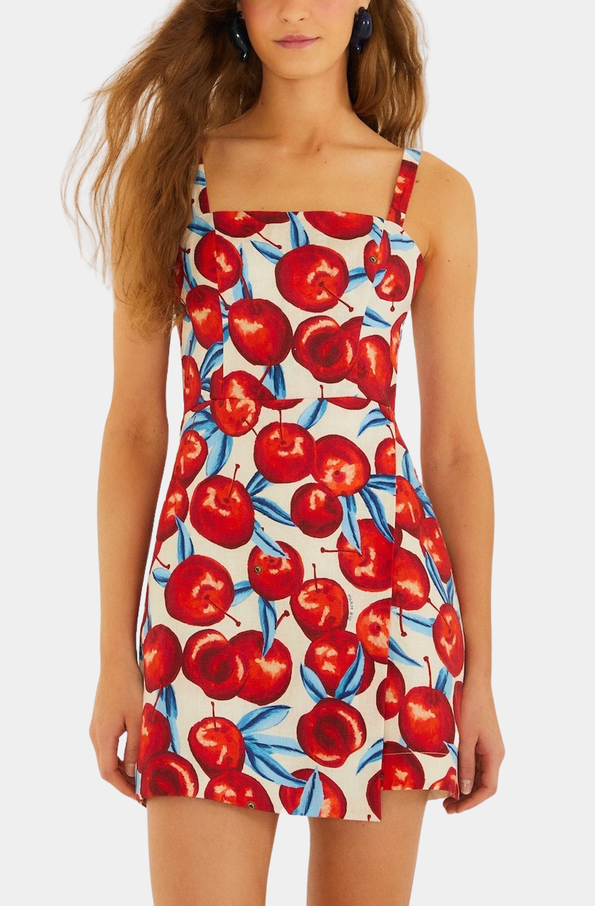 Cherry Blossom Sleeveless Mini Dress