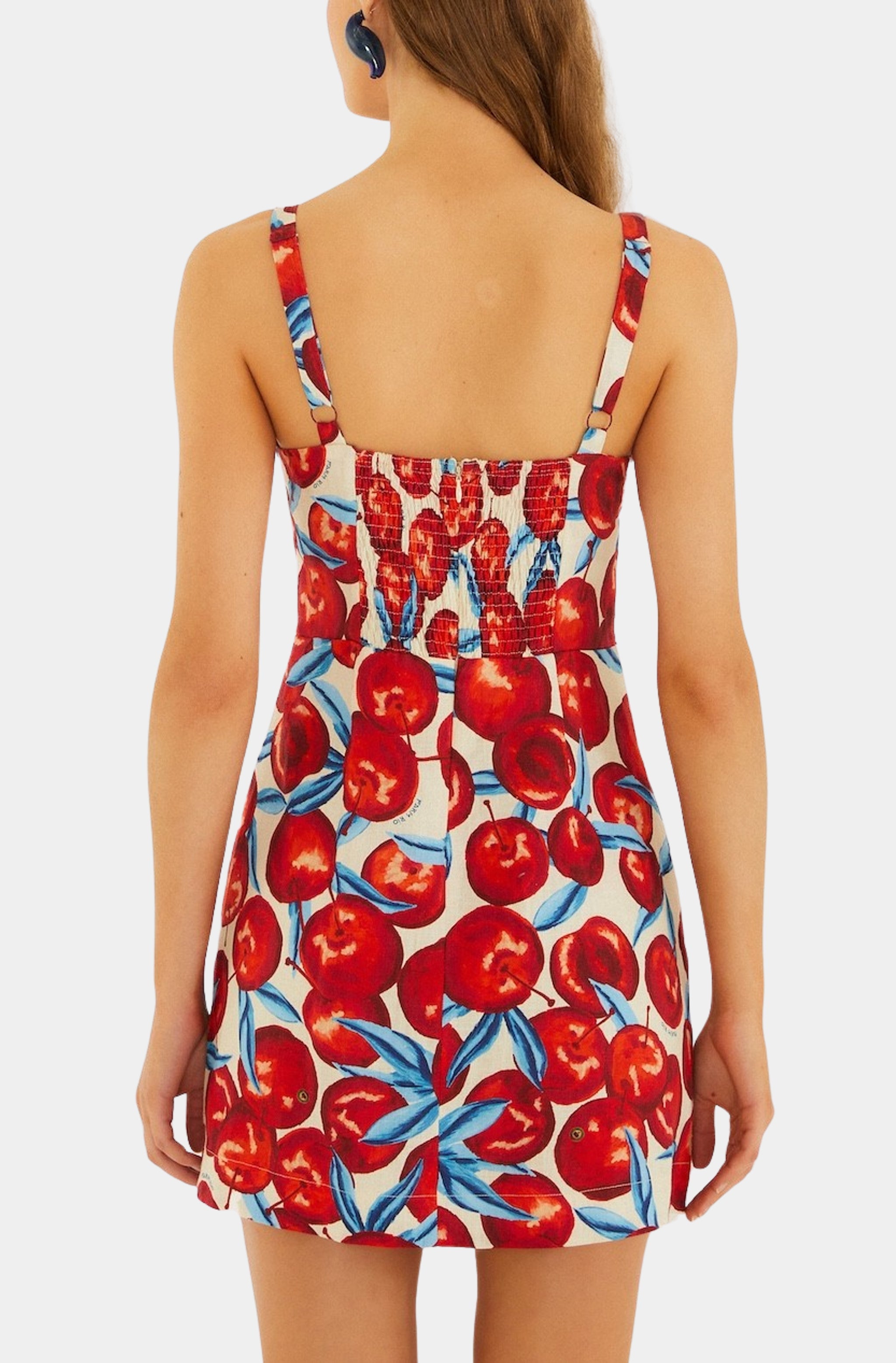 Cherry Blossom Sleeveless Mini Dress