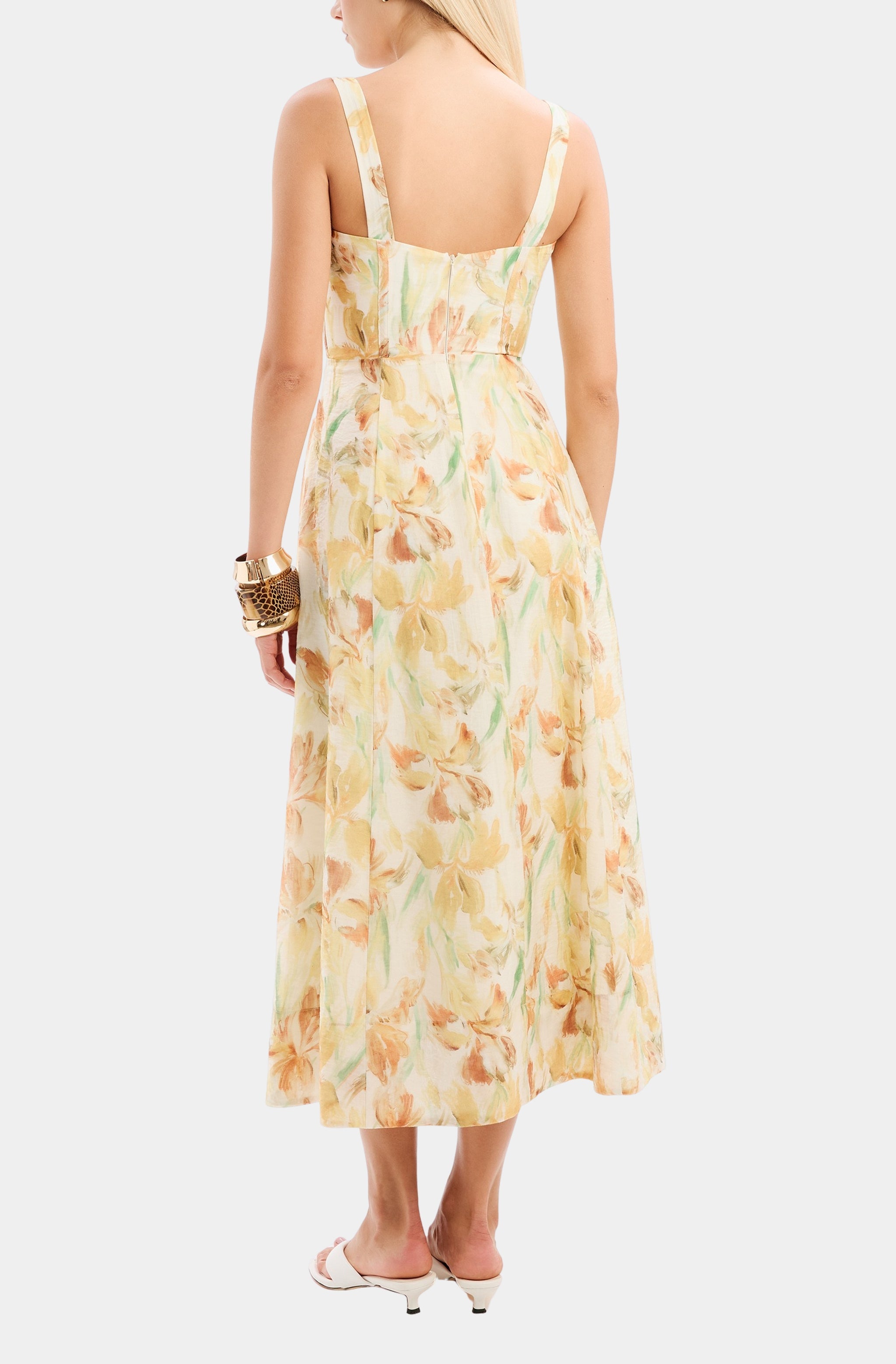 Adaline Printed Midi Dress