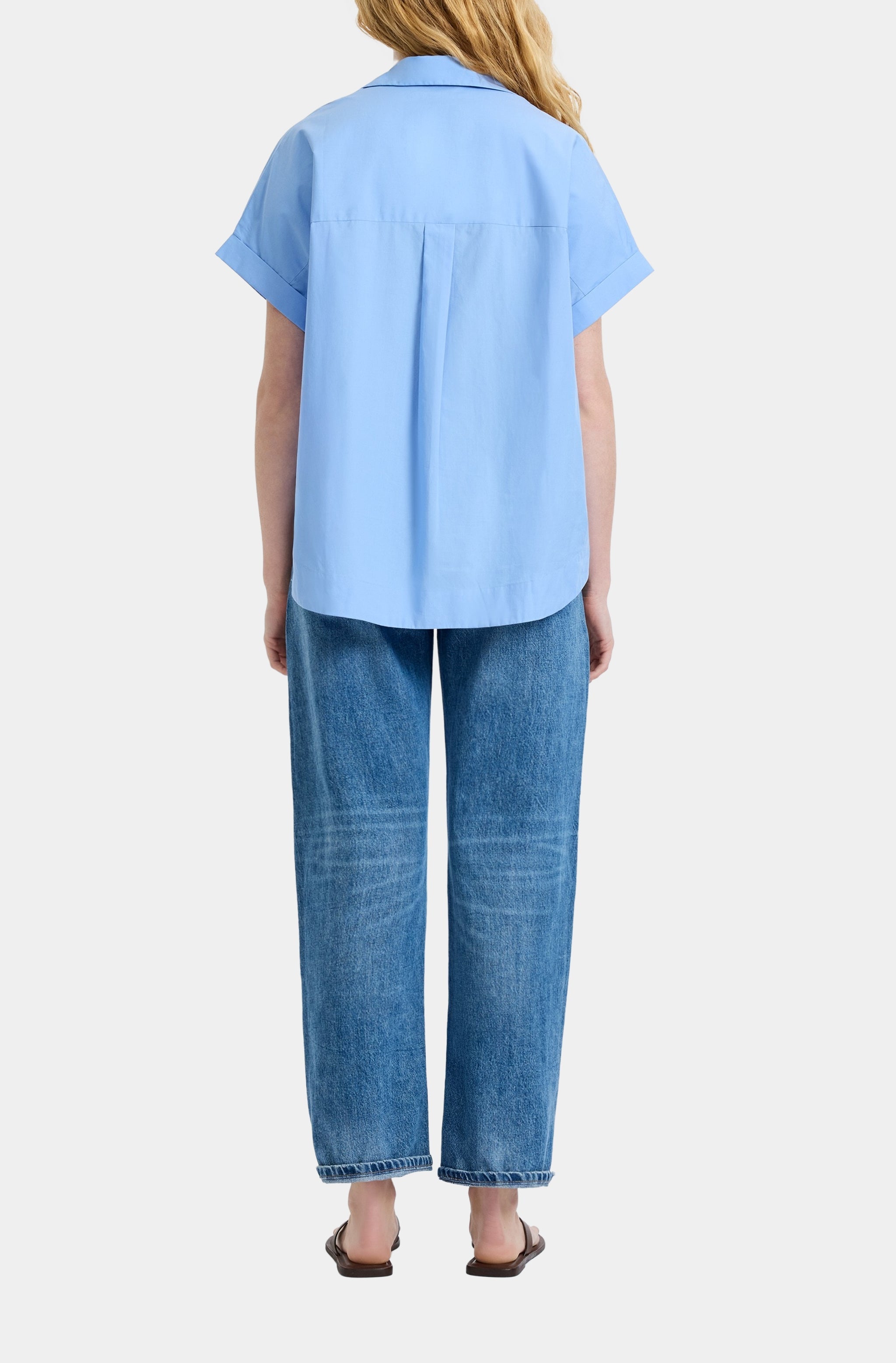 Poplin Collar Pullover