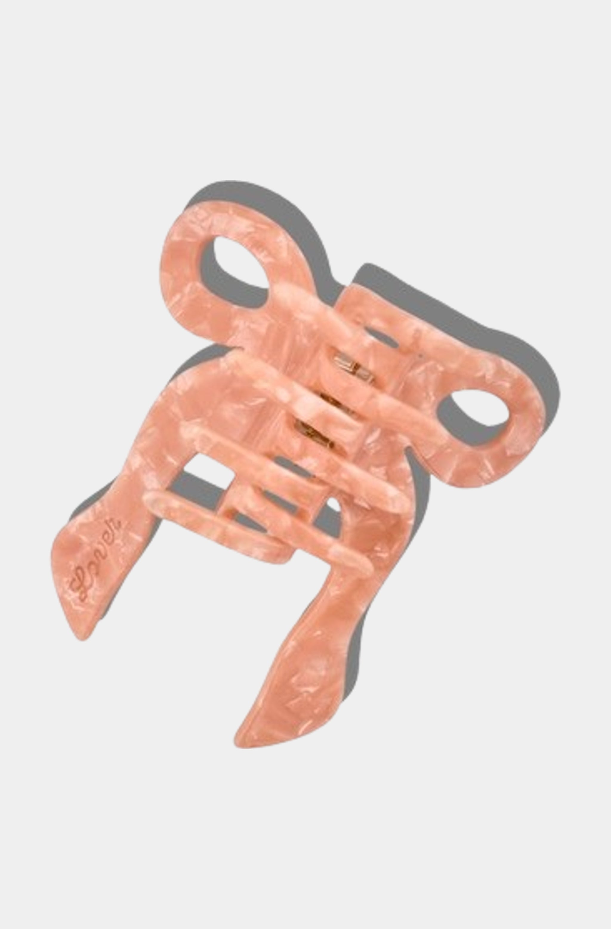 Hand-Painted Coquette Bow Claw Clip