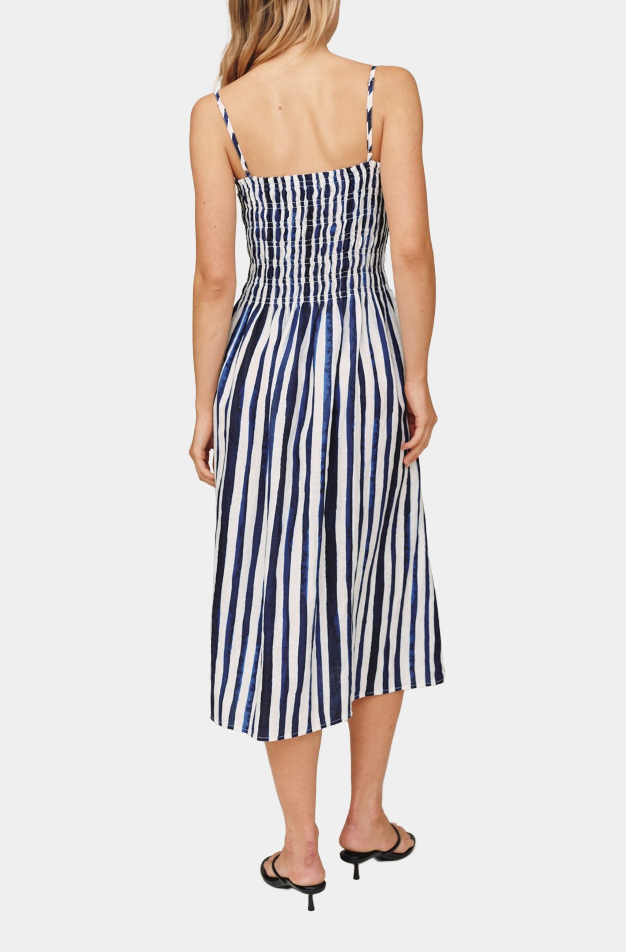 Smocked Midi Dress