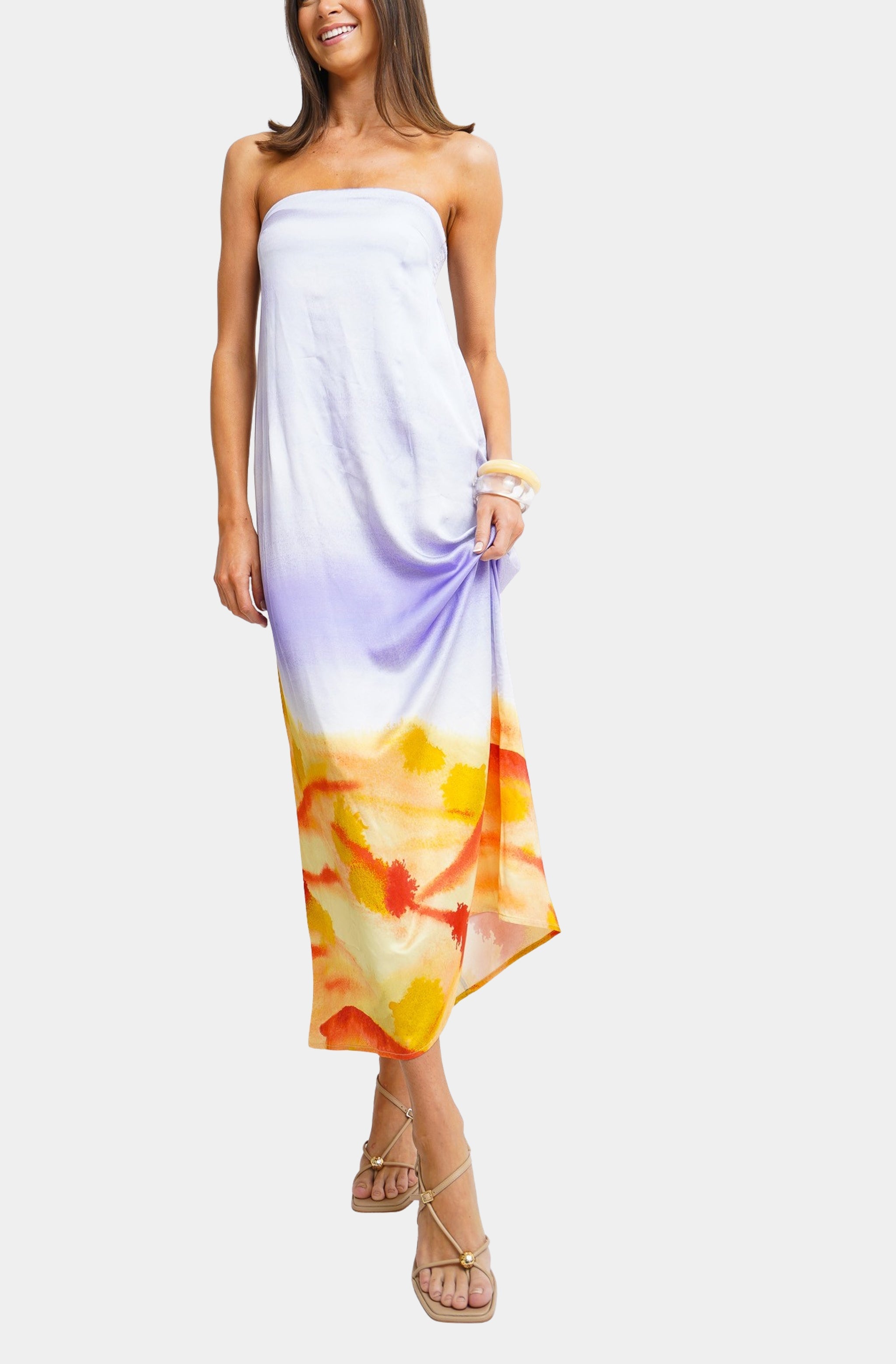 Pre-Order Hemline Exclusive Strapless Maxi Dress