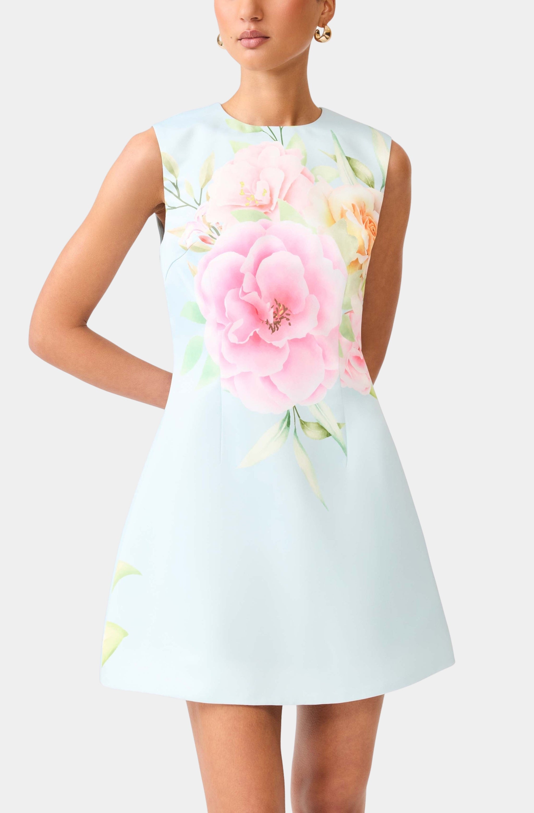 harper floral mini dress Altar'd State | Harper Floral Mini Dress | NAVY | Material: 100% Polyester