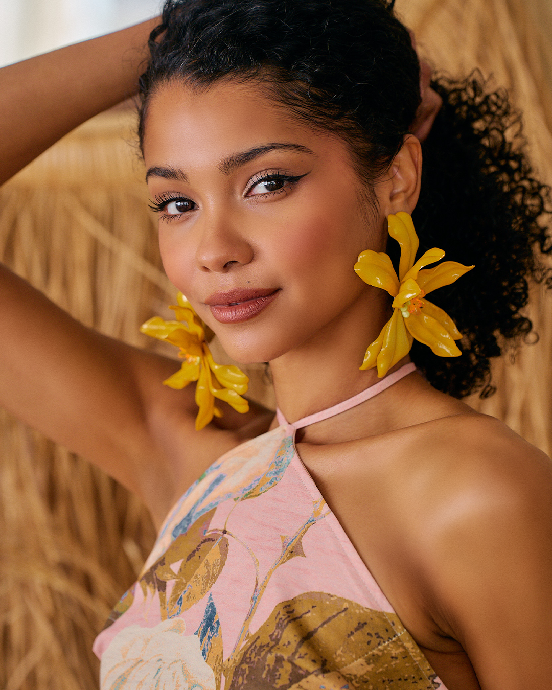 Floral Statement Earrings