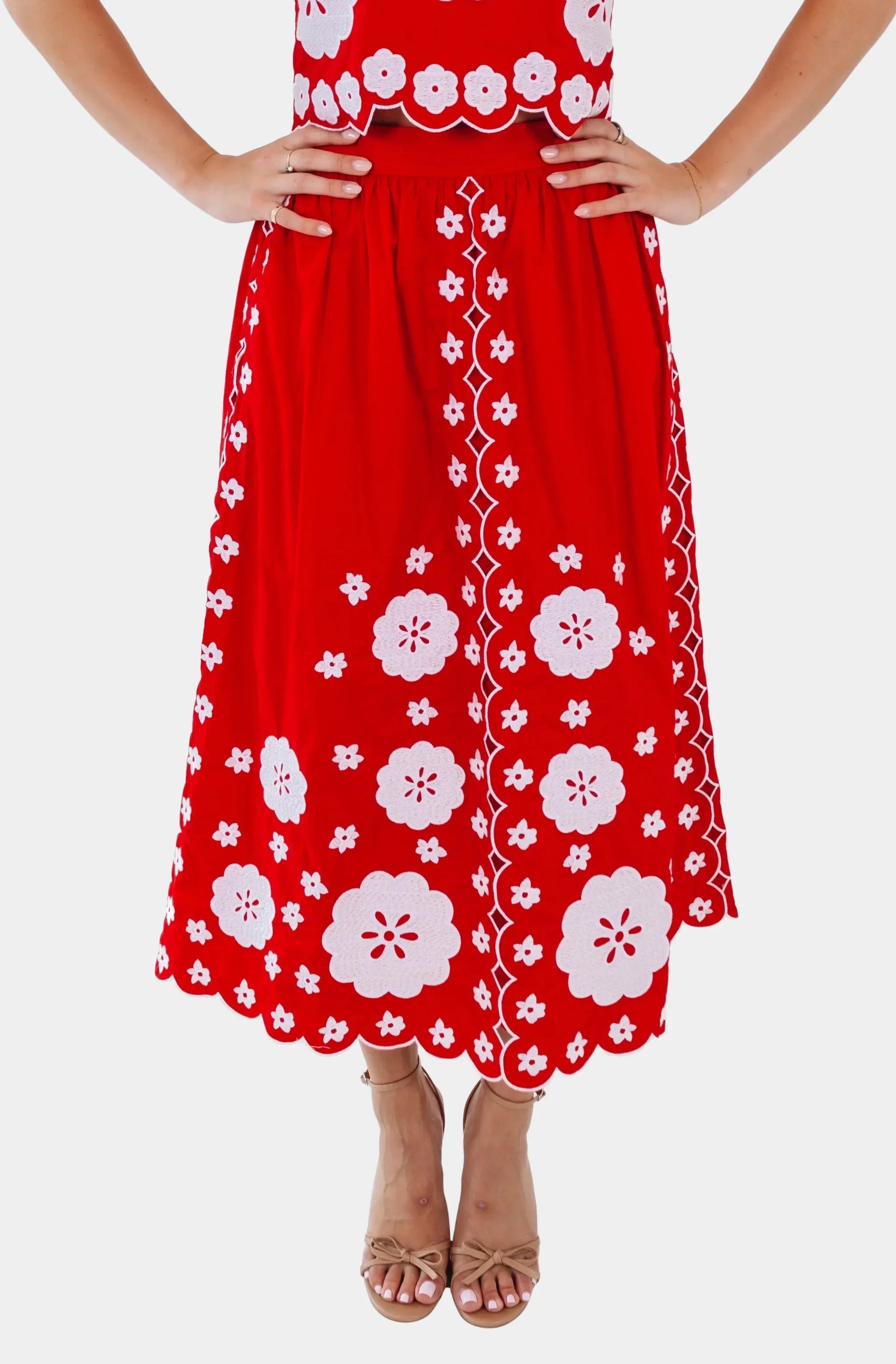 Ember Midi Skirt Set
