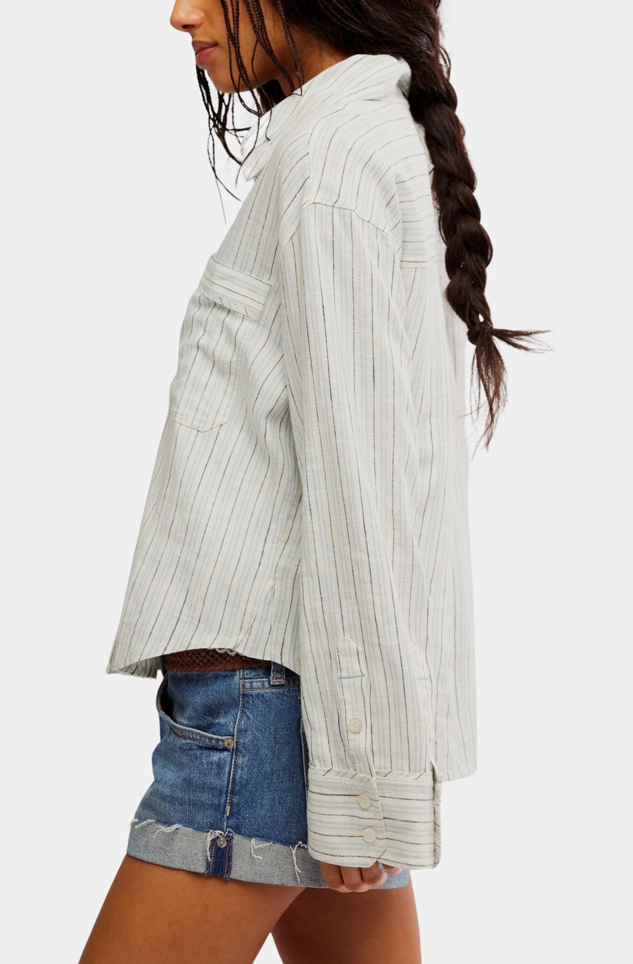 Striped Linen Laurel Top